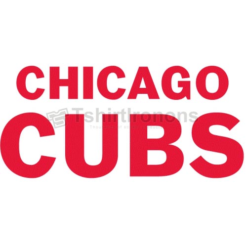 Chicago Cubs T-shirts Iron On Transfers N1491 - Click Image to Close